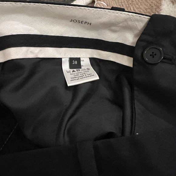Joseph wool tailored straight pants black size 38 US 6 - Picture 3 of 4